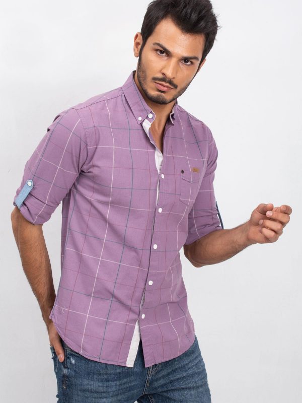 Journey Men's Purple Shirt