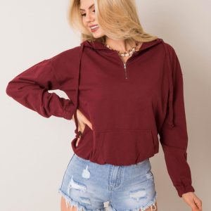 Burgundy sweatshirt Thea