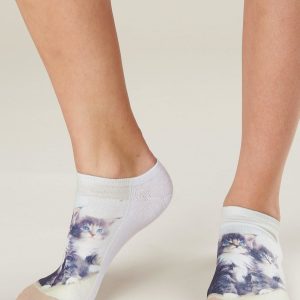 Animal Motif Footer Socks