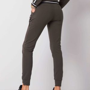 Dark khaki sweatpants by Gabby