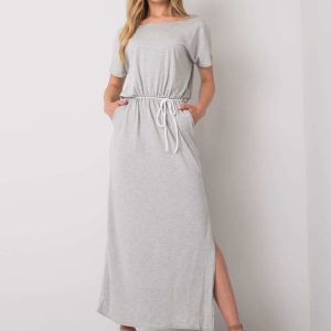 Grey melange casual dress Jana