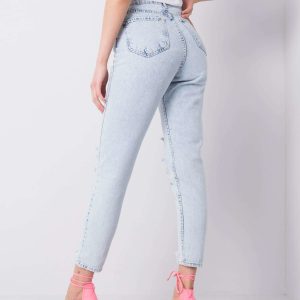 Light blue jeans with rips Milana RUE PARIS