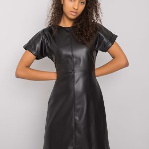 Casselberry Black Eco Leather Dress