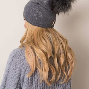 Dark grey winter hat RUE PARIS