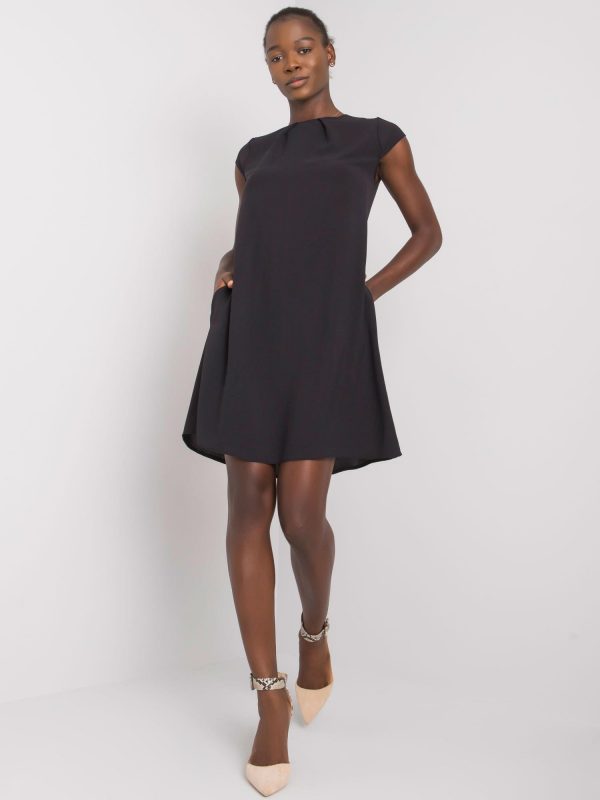 Black dress with pockets Naima RUE PARIS