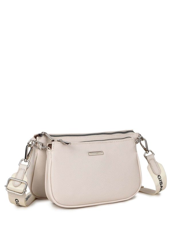 Beige double bag LUIGISANTO