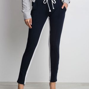 Navy blue Defined sweatpants