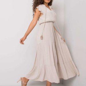 Lillee OCH BELLA Beige Viscose Dress