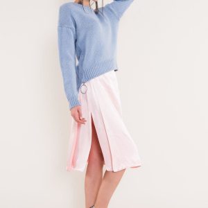 Light pink midi skirt BSL