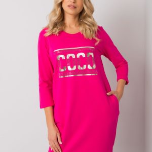 Fuchsia dress with pockets Marseille