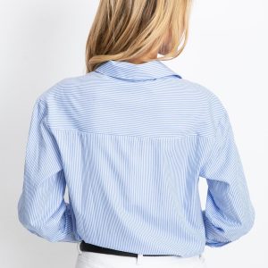 RUE PARIS Blue Avita Shirt