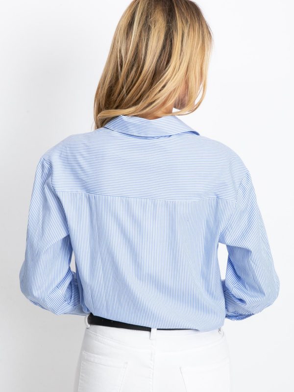 RUE PARIS Blue Avita Shirt