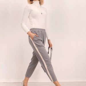 BSL Grey trousers with stripes