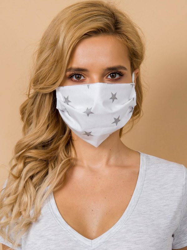 White Protective Cotton Mask