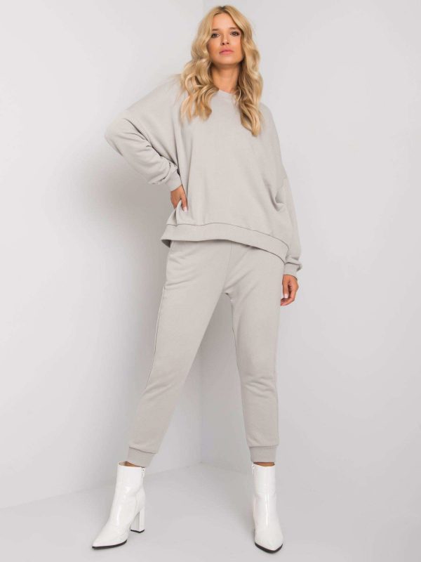 Grey sweatsuit set Amandine