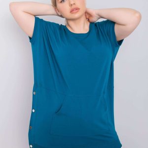 Marine Plus Size Blouse with Newport Pocket