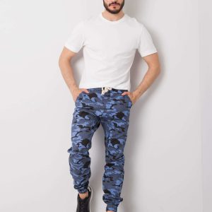 Blue camouflage men's trousers Luke