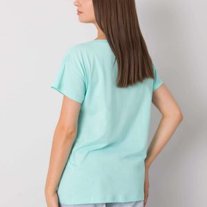 Mint T-shirt with Silva print