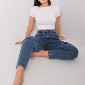 Mom jeans blue pants plus size Ryley