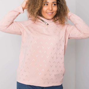 Dirty pink print sweatshirt by Frances