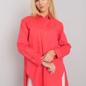 Coral shirt with slits Amersham