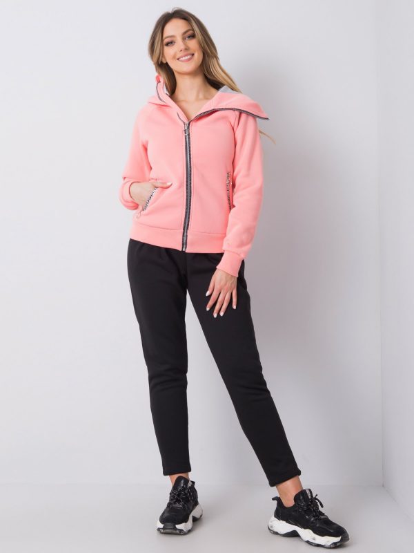 Powder Casual Tracksuit with Highly Fastened Hood