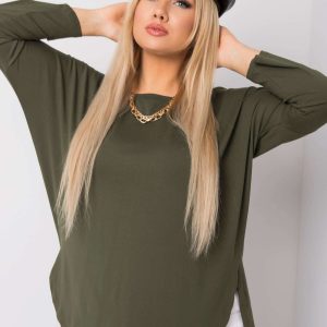 Khaki blouse Reina