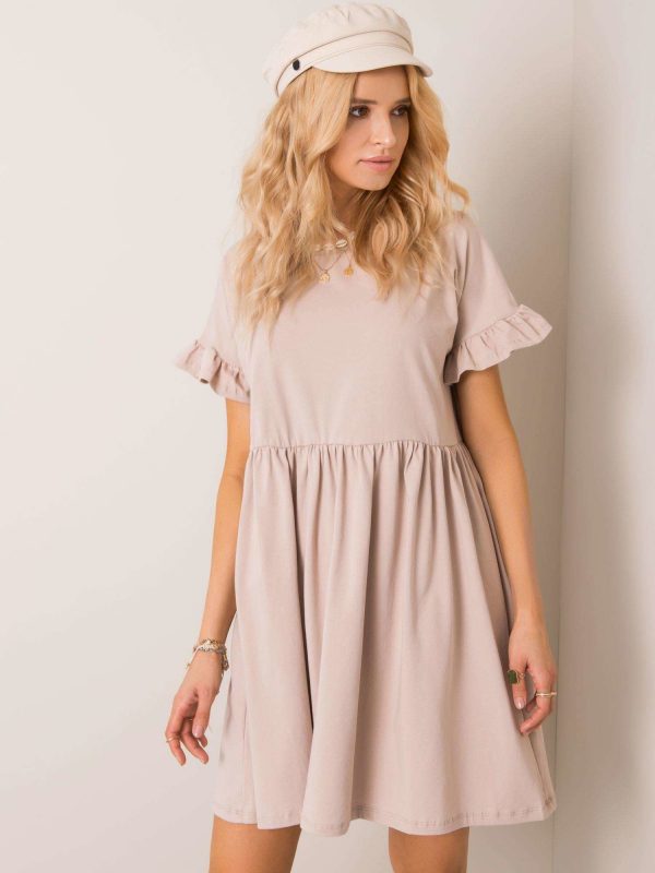 Beige dress Marietta RUE PARIS