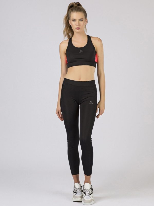 TOMMY LIFE Black Sports Boxer Top