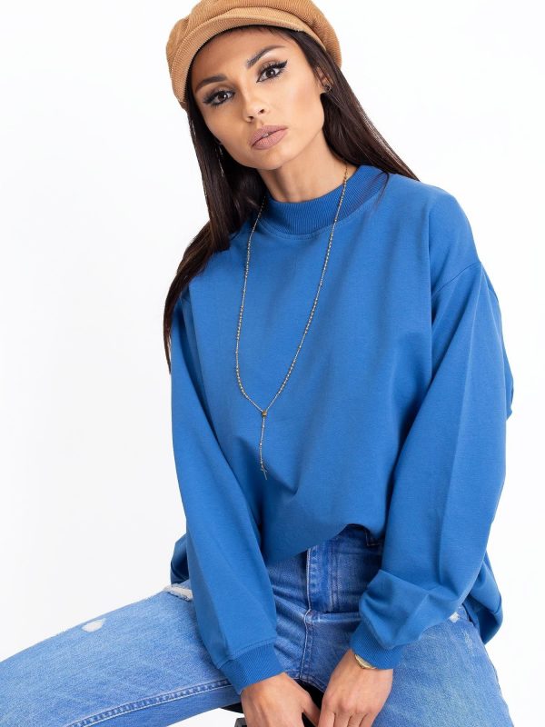 Blue Twist Sweatshirt