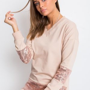 Beige tunic Sequin