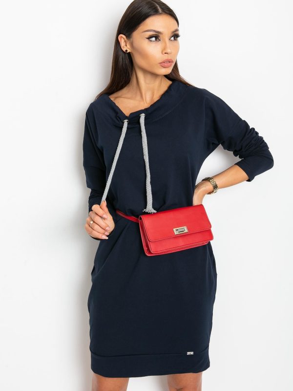 Navy blue dress by Katie