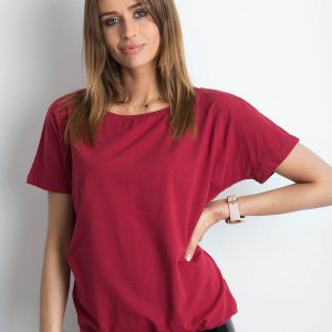 Burgundy t-shirt Curiosity