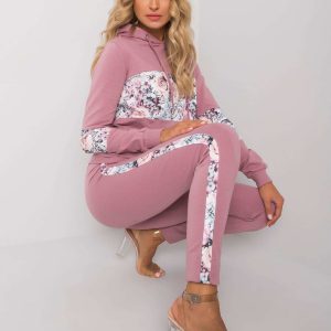 Dirty pink cotton set Yanni RUE PARIS