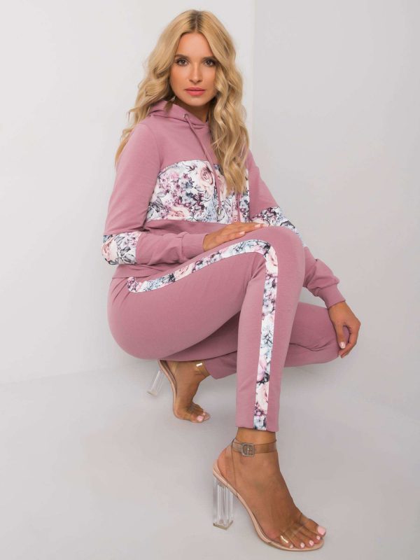 Dirty pink cotton set Yanni RUE PARIS