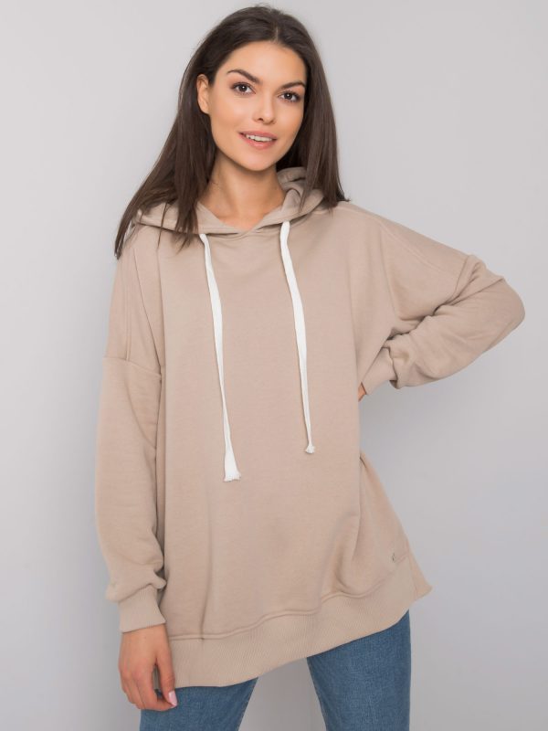 Beige basic hoodie Cleveland