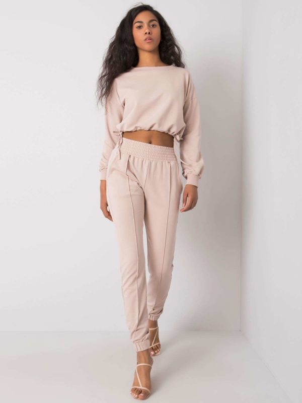 Beige casual set Laila RUE PARIS