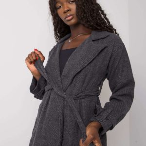 Dark Grey Coat with Karmina Binding