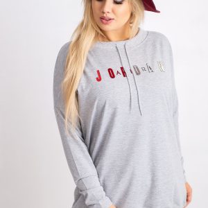 Grey plus size sweatshirt Madison