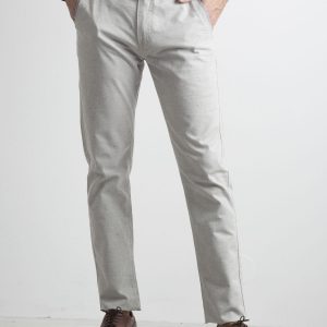 Grey men's chinos