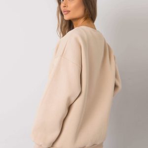 Light beige cotton sweatshirt Armelle