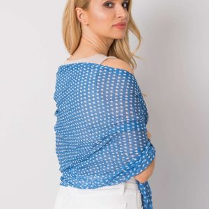 Blue heart scarf