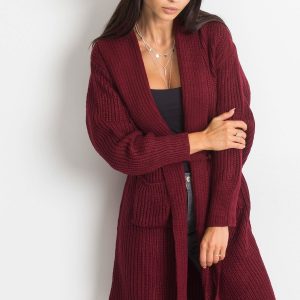 RUE PARIS Burgundy Miracle sweater