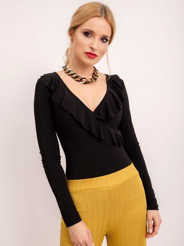 Clarice black blouse