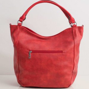 Red women's city bag