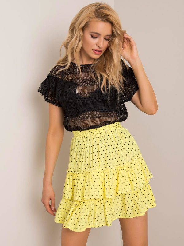 Yellow skirt Dotty RUE PARIS