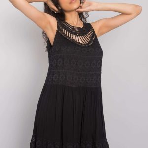 Gabrielle Black Casual Dress