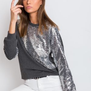 Dark Grey Shine Sweatshirt