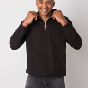 Black Men's Hoodie Issac