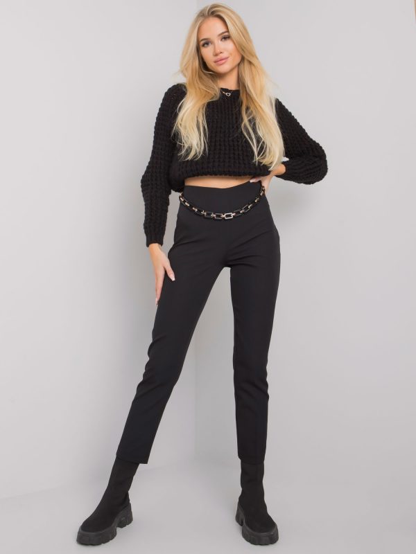 Beaverton Black Fabric Pants